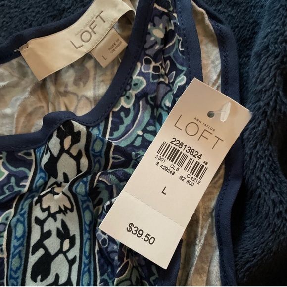 New! Loft tank top size large - Picture 2 of 3